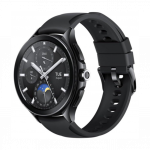 Xiaomi Watch 2 Pro Silver Case with Black Fluororubber Strap