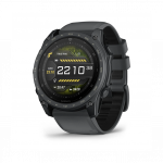 Garmin tactix 8 51mm Amoled Sapphire Cerakote Coating Slate Grey Titanium with Slate Grey Black Silicone Band
