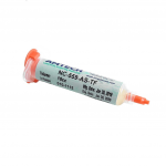 Jootepasta, R&auml;busti, Sn62Pb36Ag2, s&uuml;stal, 10g, Flux, No Clean, AMTECH