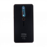 Nokia 6.1 TA-1043 DS tagapaneel, akukaas, must