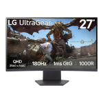27" Monitor, LG 27GS60QC-B