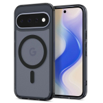 &Uuml;mbris Ultra Hybrid MagFit Google Pixel 11 Matt L&auml;bipaistev Musta &Auml;&auml;re ja Qi2/MagSafe Ringiga Spigen
