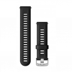 Garmin Watch Bands Forerunner 955 Black with Silver Hardware