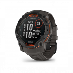 Garmin Instinct 3 50mm Black with charcoal watch strap Solar
