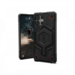 Kaitse&uuml;mbris Monarch Pro Kevlar, Samsung Galaxy S25 Ultra, Kevlar must, MagSafe &uuml;hilduv, Urban Armor Gear (UAG)