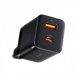 Baseus Fast Charger 30W 1x USB, 1x Type-C Power Adapter EU, must