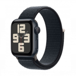 Apple Watch SE (2024) GPS + Cellular 44mm Midnight Aluminum Case with Ink Sport Loop