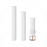 Garmin Quick Release Band (18mm) White, rose Gold Hardware