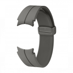 Samsung Galaxy Watch 4 / 5 / 5 Pro / 7 / FE Gray D-Buckle Sport Band (45mm)