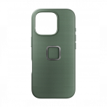 Kaitse&uuml;mbris Everyday Case, Apple iPhone 16 Pro, roheline, MagSafe, riidest tagak&uuml;ljega, Peak Design
