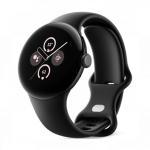 Google Pixel Watch 2 Matte Black Aluminium Case/ Obsidian Active Band