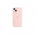 Apple iPhone 14 Plus silicone case with MagSafe Chalk Pink