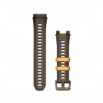 Garmin 22mm Watch Band Cocoa Silicone With Metal Buckle