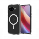 Kaitse&uuml;mbris Ultra Hybrid MagFit, Google Pixel 9a, l&auml;bipaistev valge MagSafe ringiga, Spigen