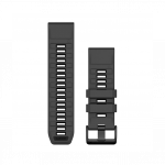 Garmin 26mm QuickFit Graphite Black Silicone