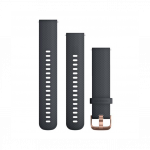 Garmin Quick Release 20 mm Granite Blue Rose Gold hardware
