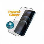 Kaitseklaas Apple iPhone 12 Pro Max 6.7", &uuml;mbrises&otilde;bralik, musta &auml;&auml;rega, PanzerGlass