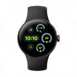 Google Pixel Watch 3 41mm Matte Black Aluminum Case/Obsidian Active Band