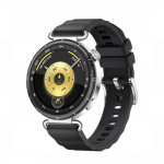 Huawei Watch GT 6 41mm Stainless Steel Case with Black Fluoroelastomer Strap