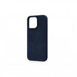 Kaitse&uuml;mbris Salmon Leather MagSafe Apple iPhone 15 Pro Max, sinine, Njord