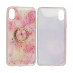 Apple iPhone 11 Pro Silikoonkaitse, marmor ring, roosa