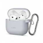 Kaitse&uuml;mbris Silicone Case, Apple AirPods 4, hall, Tech-Protect