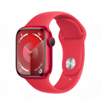 Apple Watch Series 9 GPS 41mm Red Aluminum Case with Red Sport Band S/M