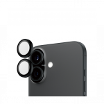 Tagakaamerate kaitseklaasid Hoops, Apple iPhone 16 / 16 Plus, must, PanzerGlass