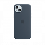Apple iPhone 15 Plus Silicone Case with MagSafe Storm Blue