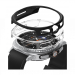 Kaitse&uuml;mbris Slim, Samsung Galaxy Watch8 Classic 46mm, komplektis 2tk, l&auml;bipaistev ja must, Ringke