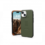 Kaitse&uuml;mbris Civilian MagSafe, Apple iPhone 15, oliivroheline, Urban Armor Gear (UAG)