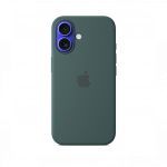 Apple iPhone 16 Silicone Case MagSafe Lake Green