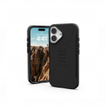 Kaitse&uuml;mbris Civilian, Apple iPhone 16, must, MagSafe, Urban Armor Gear (UAG)
