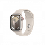 Apple Watch Series 9 GPS + Cellular 41mm Starlight Aluminum Case with Starlight Sport Band M/L