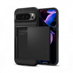 Kaitse&uuml;mbris kaarditaskuga Slim Armor CS, Google Pixel 9 Pro XL, must, Spigen