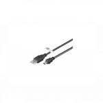 Logilink USB mini - USB Type-A 1.8m Black