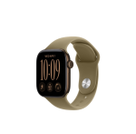 Apple Watch Series 12 GPS 46mm Dark Bronze Aluminium Case with Olive Sport Band S/M