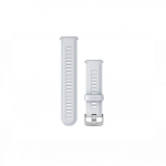 Garmin Watch Bands Forerunner 955 Whitestone with Silver Hardware