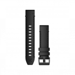 Garmin QuickFit 22mm Genuine Horween Leather Strap Black