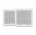 Garmin Fusion FM Series Marine Speakers 6.5" 120-Watt Square White Flush-Mount Marine Speaker