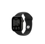 Apple Watch Series 12 GPS+Cellular 46mm Black Aluminum Case with Black Sport Band M/L