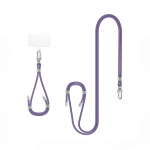 Kaelapael Crossbody Strap + k&auml;epael + kinnitusaas telefoni&uuml;mbrisele, lilla, Spigen