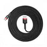 Baseus 3m nailonist laadimiskaabel must, USB - micro-USB, CAMKLF-H91