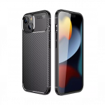 Apple iPhone 12 Pro Max Carbon Armor silikoonkaitse, must