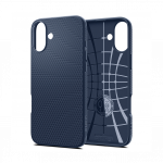 Kaitse&uuml;mbris Liquid Air, Apple iPhone 16 Plus, tumesinine, Spigen
