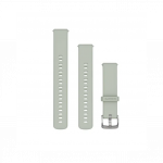 Garmin Quick Release Bands 18mm Sage Grey Silver Hardware