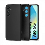 SamsungGalaxy A16 5G / A16 4G silikoon&uuml;mbris must, Tech-Protect