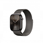 Apple Watch Series 10 GPS + Cellular 46mm Slate Titanium Case with Slate Milanese Loop - M/L