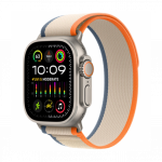 Apple Watch Ultra 2 GPS + Cellular 49mm Titanium Case with Orange Beige Trail Loop -S/M