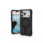 Kaitse&uuml;mbris Essential Armor, Apple iPhone 17 Pro, must, MagSafe &uuml;hilduv, Urban Armor Gear (UAG)
